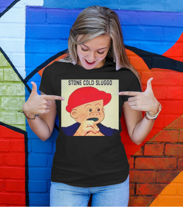 STONE COLD SLUGGO RED HAT CHARACTER HAND GESTURE T-Shirt