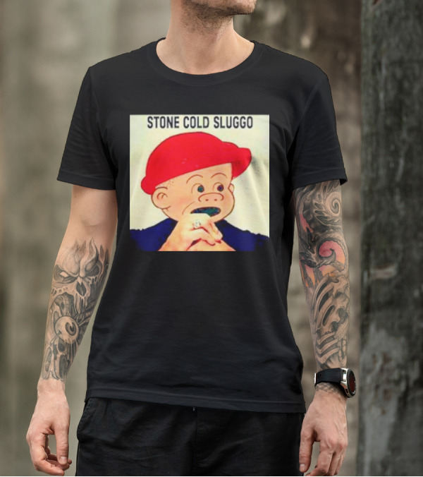 STONE COLD SLUGGO RED HAT CHARACTER HAND GESTURE T-Shirt