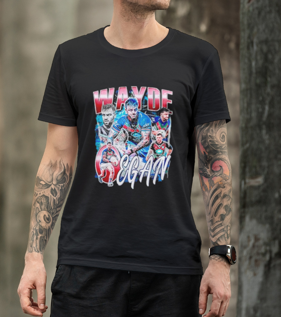 Wayde Egan New Zealand Warriors Rugby T-Shirt