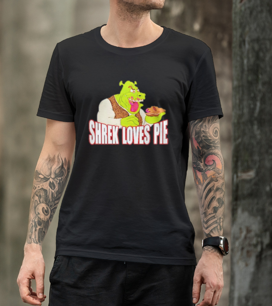 Shrek Loves Pie Ogre Eating T-Shirt