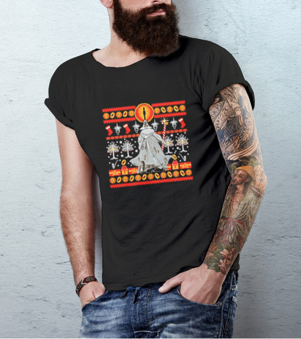 Gandalf Eye Tree Holiday T-Shirt