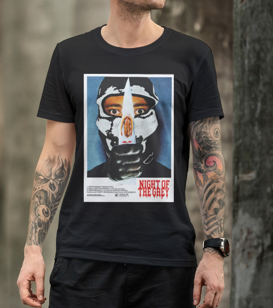 G59 Records Merchandise Night Of The Grey Halloween Prom Night T-Shirt