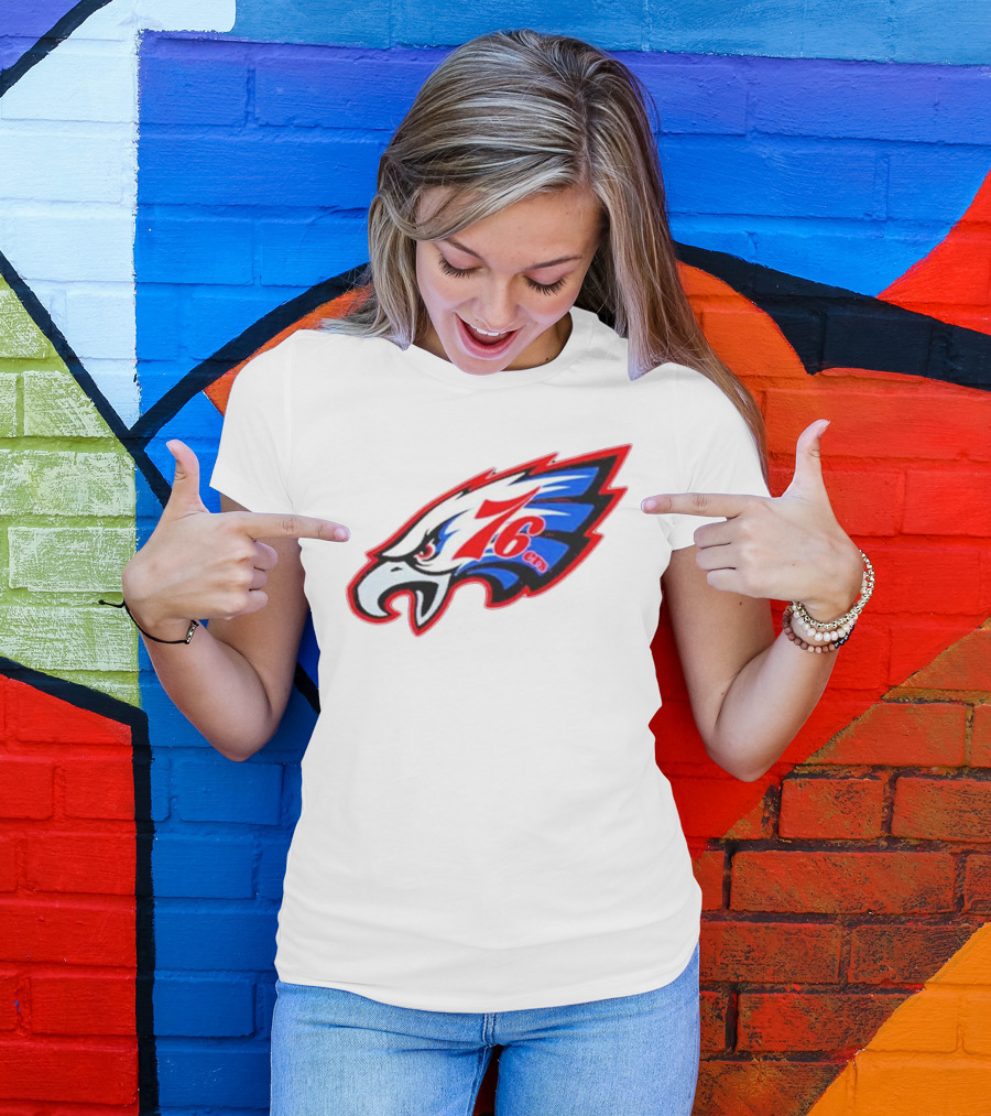 Philadelphia Eagles And 76ers Combined T-Shirt