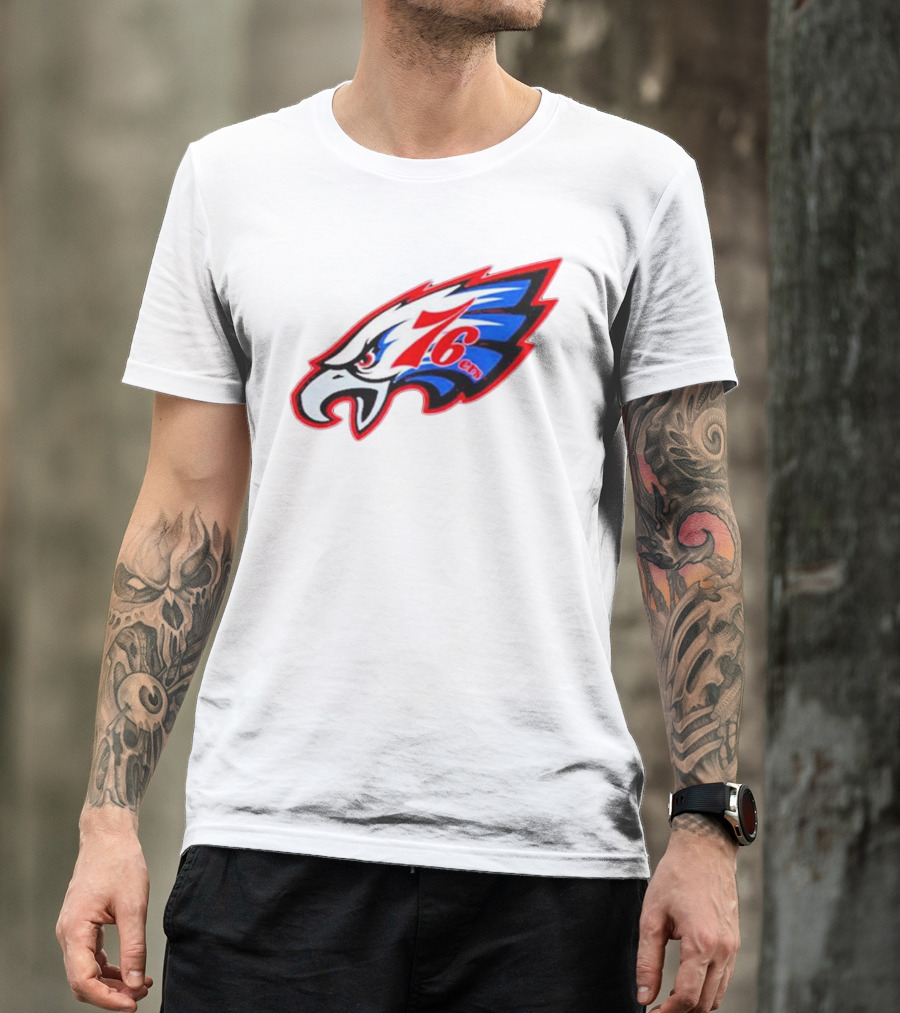 Philadelphia Eagles And 76ers Combined T-Shirt