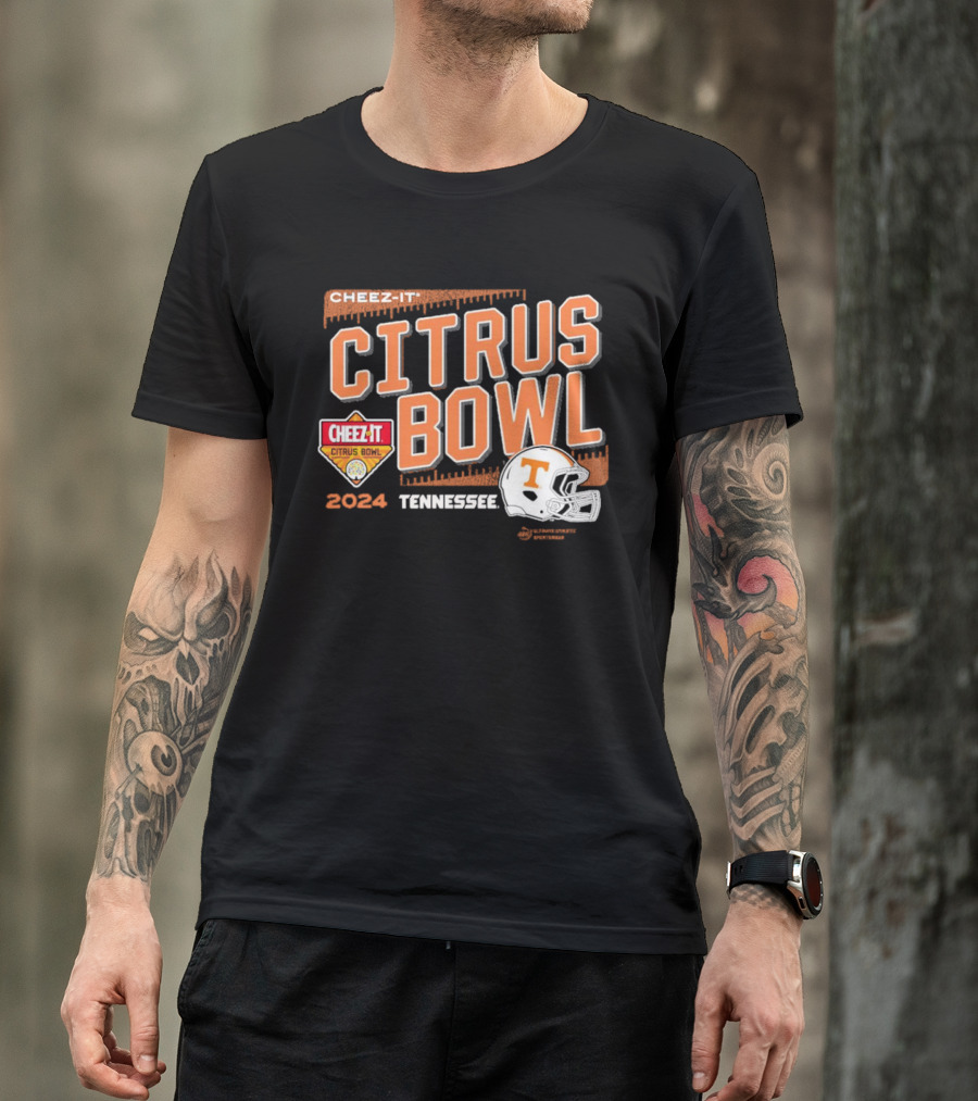 Cheez-It Citrus Bowl 2024 Tennessee Football Helmet T-Shirt