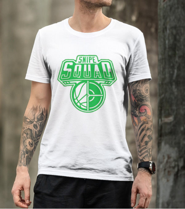 Boston Celtics Snipe Squad Basketball Crosshair T-Shirt