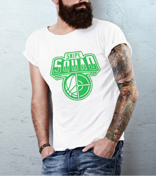 Boston Celtics Snipe Squad Basketball Crosshair T-Shirt