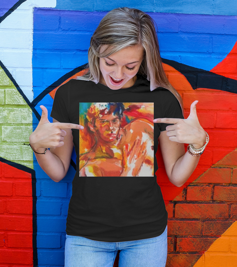 Live For Me Vinyl Abstract Colorful T-Shirt