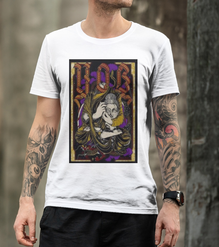 YOB Eugene John Henry’s Dec 09 Psychedelic Fantasy Sculpture T-Shirt