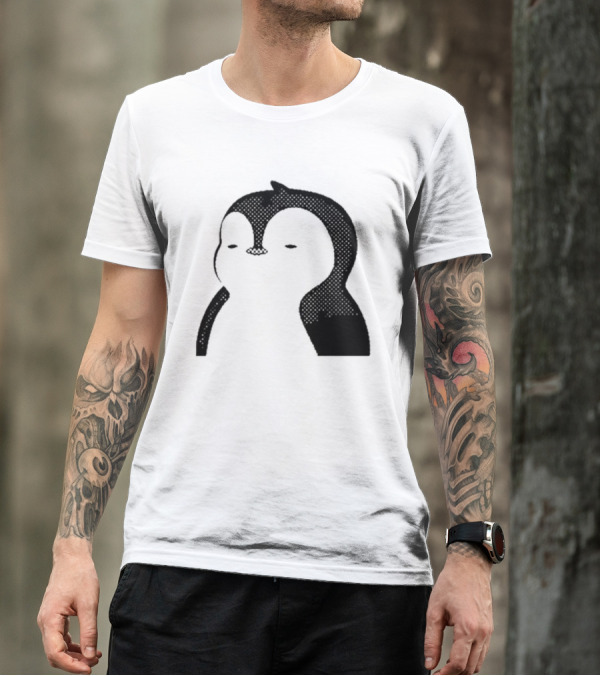 Luca Netz Penguin Chic Noir T-Shirt