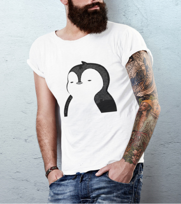 Luca Netz Penguin Chic Noir T-Shirt