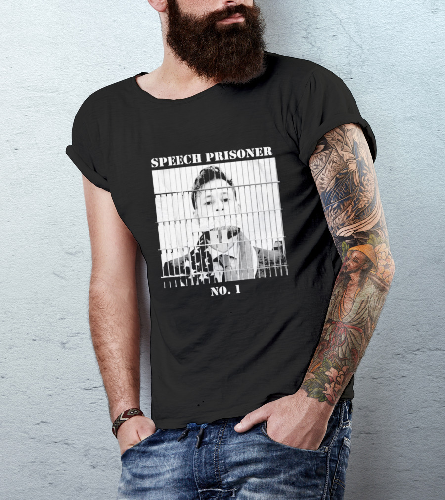 SPEECH PRISONER NO. 1 Owen Shroyer Photo T-Shirt