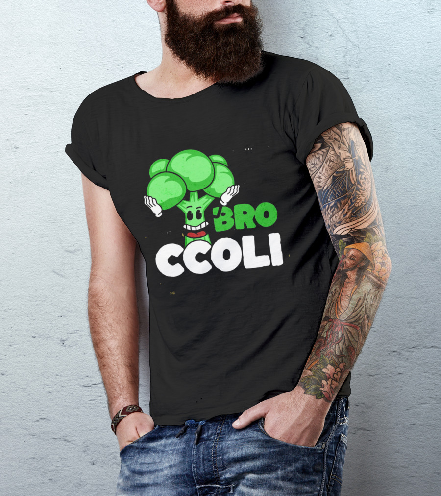 Hi Broccoli Green Goodness For A Healthy Life T-Shirt