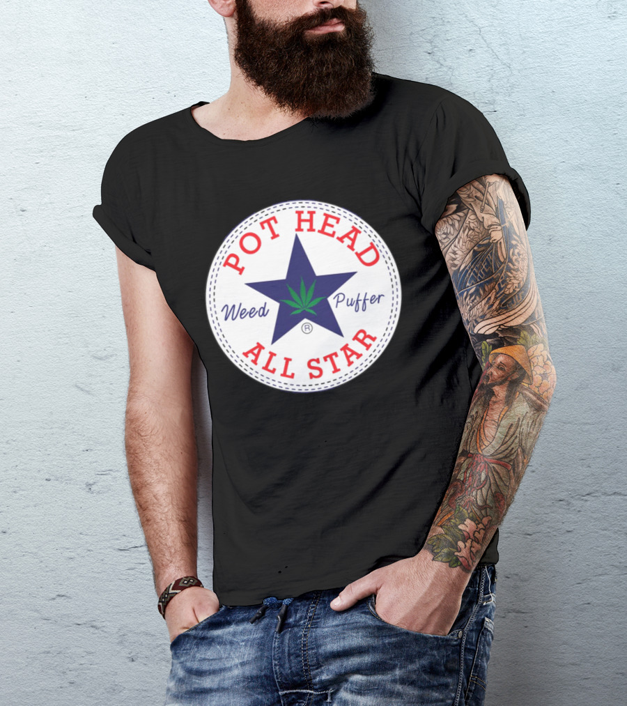 Pot Head Weed Puffer All Star T-Shirt