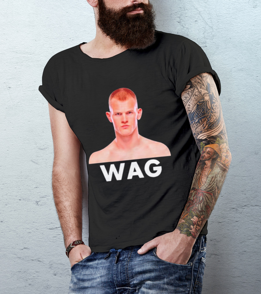 WAG Ian Machado Garry Fighter Image T-Shirt