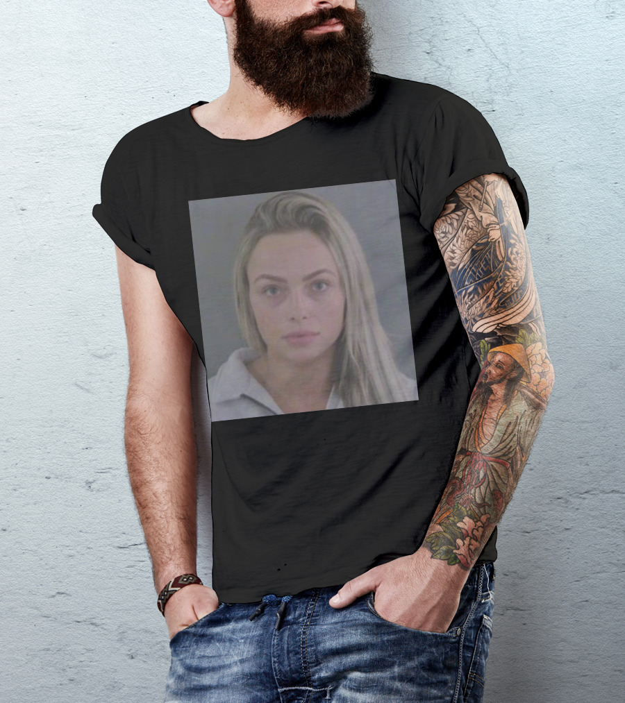 Liv Morgan Shot Mugshot Style Image T-Shirt