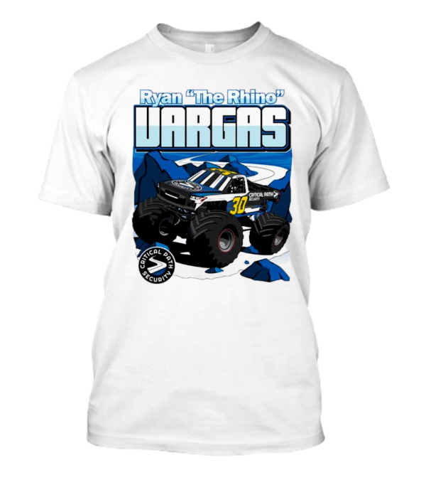 Ryan The Rhino Vargas Capital Path Security Monster Truck T-Shirt