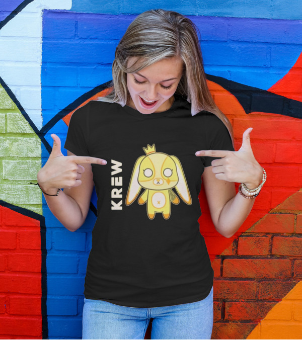Krew Gold Crowned Teddy Character T-Shirt
