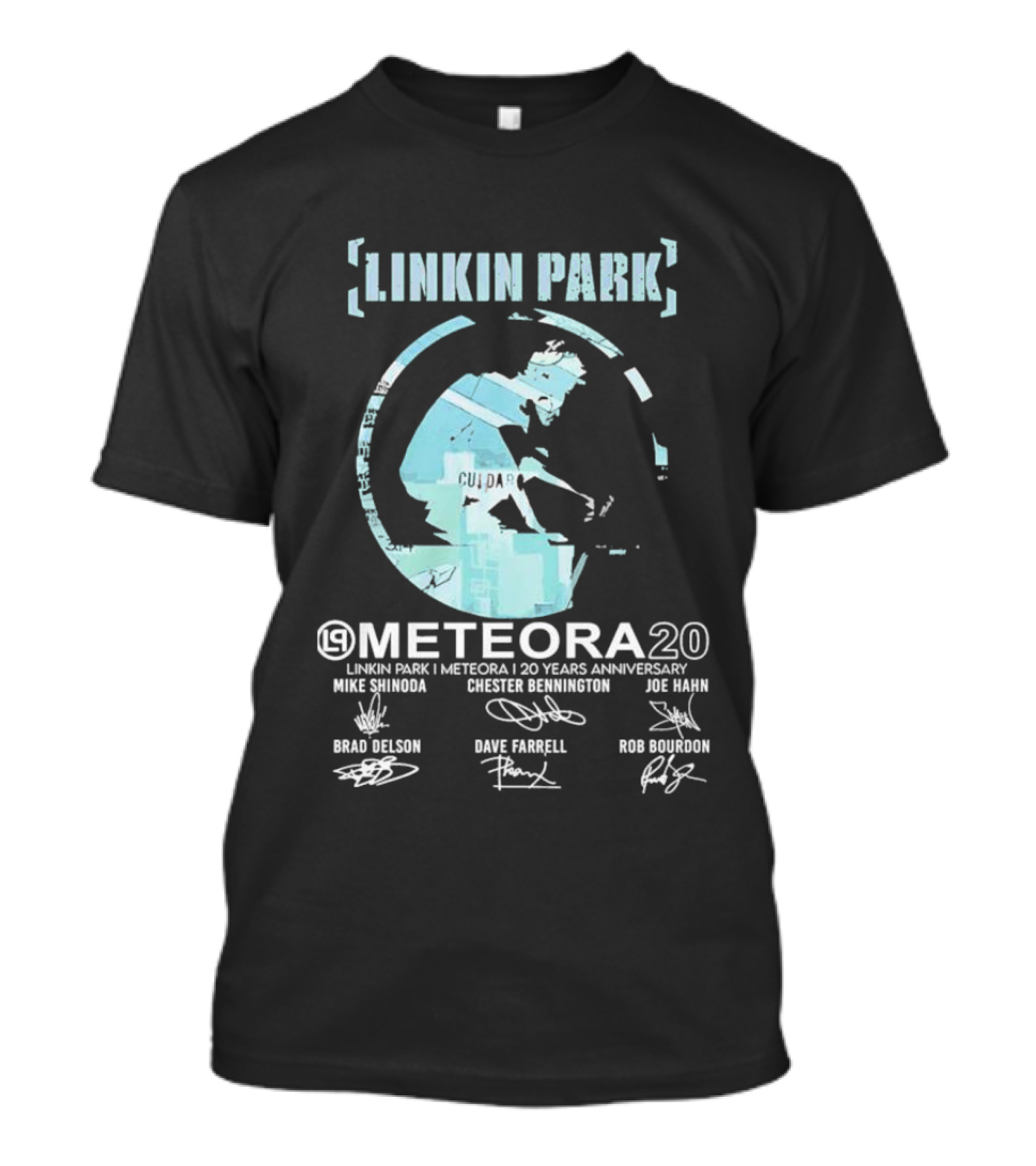 Linkin Park Meteora 20 Years Anniversary Mike Shinoda Chester Bennington Joe Hahn Brad Delson Dave Farrell Rob Bourdon T-Shirt