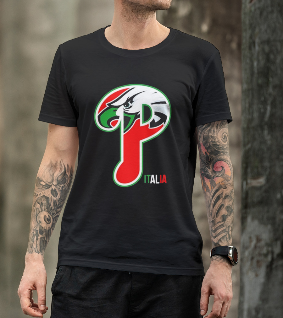 Matt Patricia Philadelphia Eagles Phillies P Italia T-Shirt
