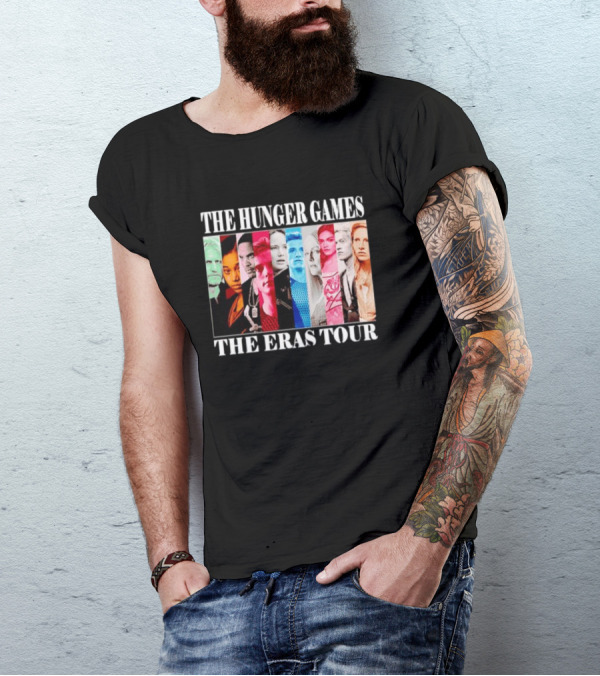 The Hunger Games Characters The Eras Tour Multicolored Panels T-Shirt