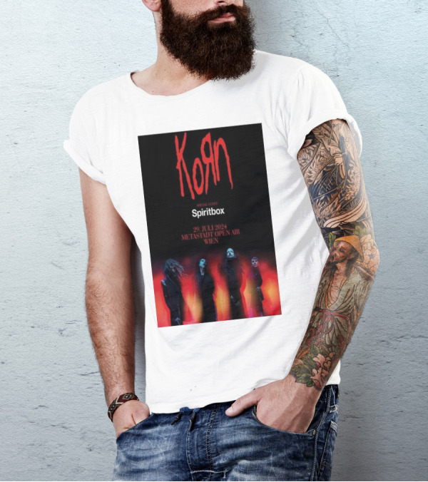 Korn Spiritbox Live At Metastadt Wien Open Air July 29 T-Shirt