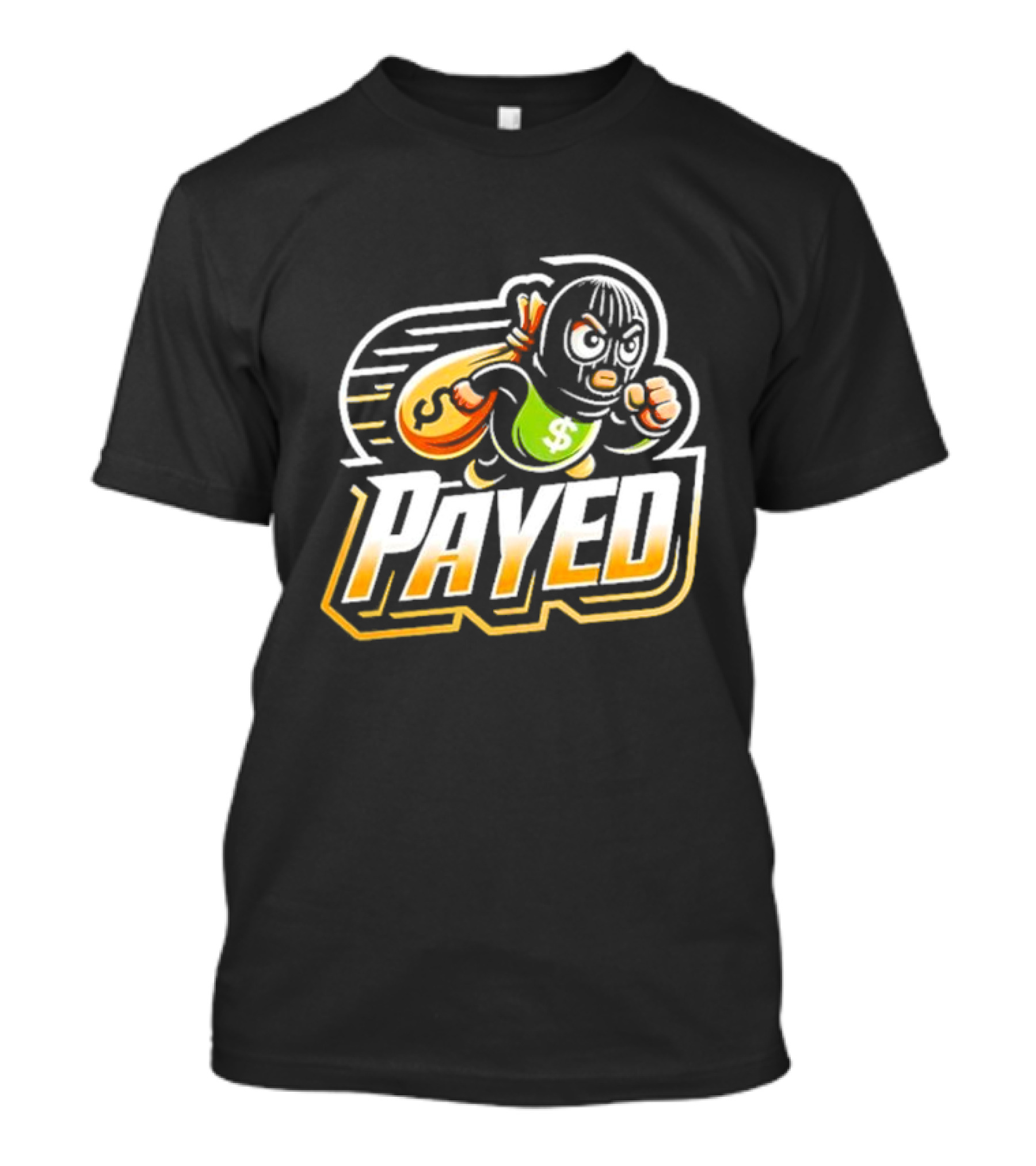 Ayed Payed Money Bag Masked Runner T-Shirt