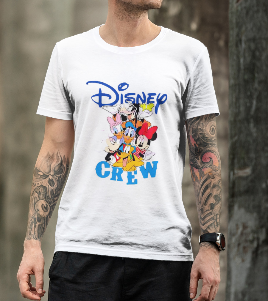 Disney Crew Mickey And Friends Group T-Shirt
