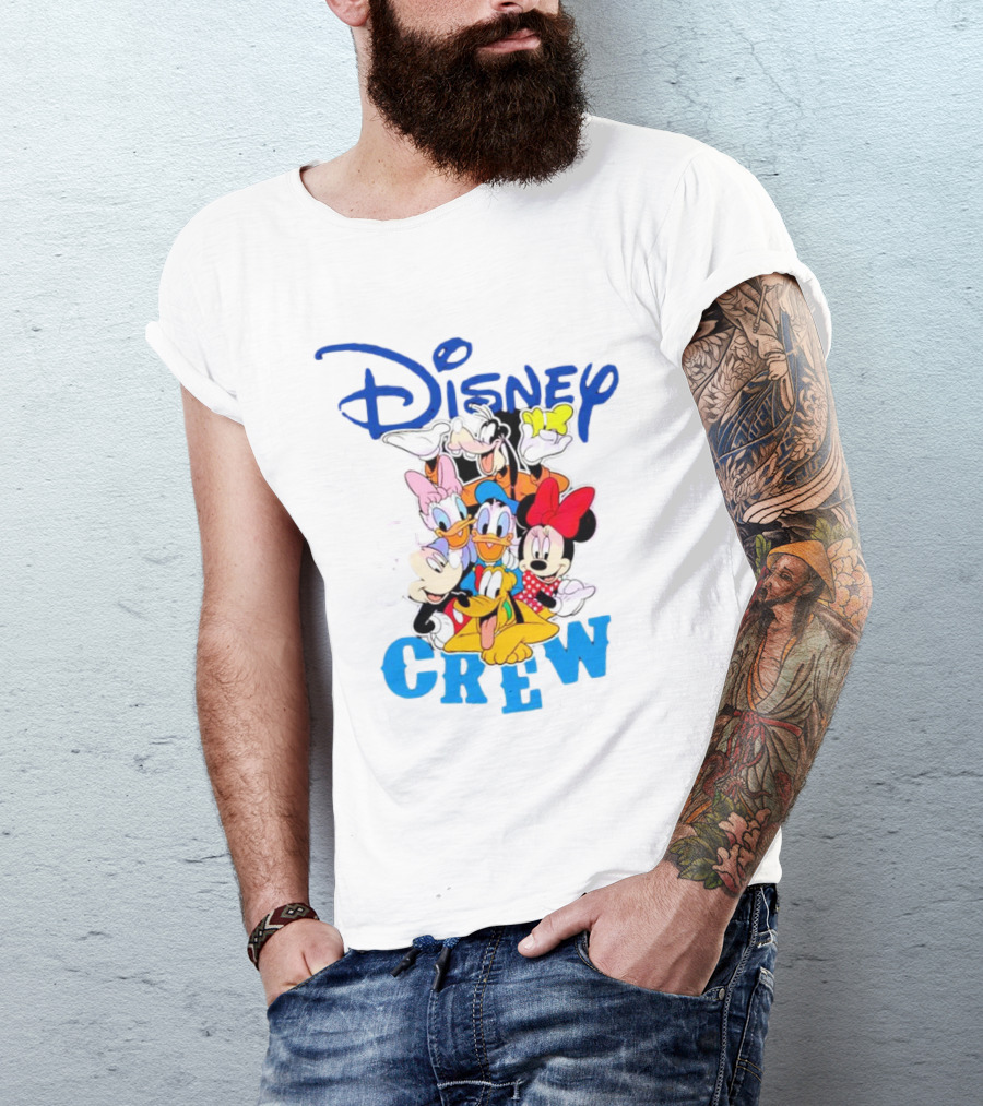 Disney Crew Mickey And Friends Group T-Shirt