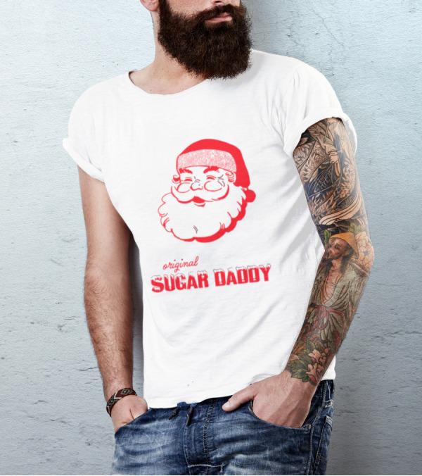 Original Sugar Daddy Santa Christmas T-Shirt
