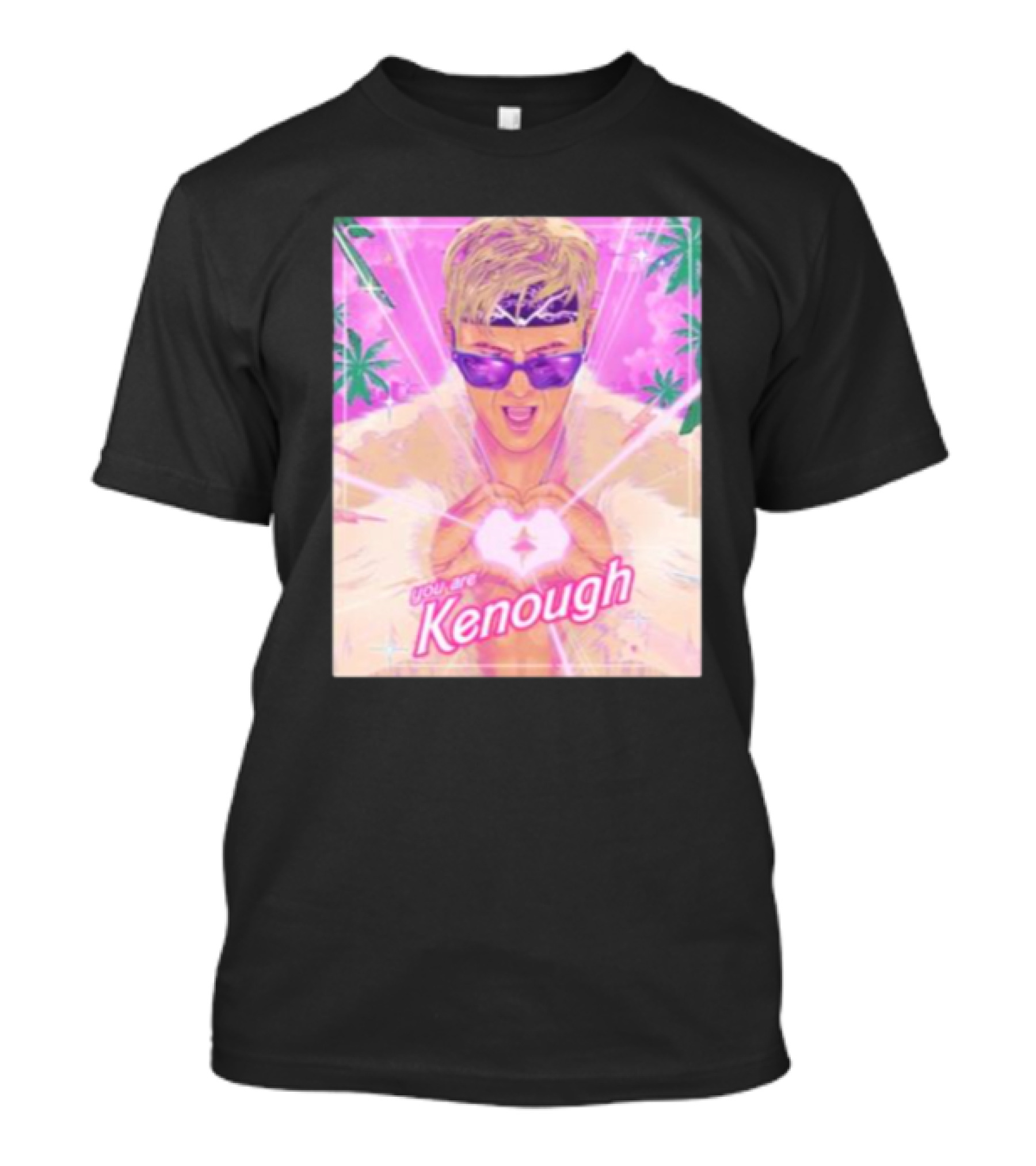Barbenheimer You Are Kenough Retro Beach Vibes T-Shirt