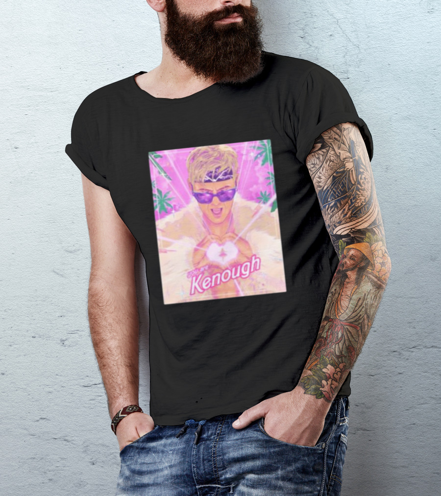 Barbenheimer You Are Kenough Retro Beach Vibes T-Shirt