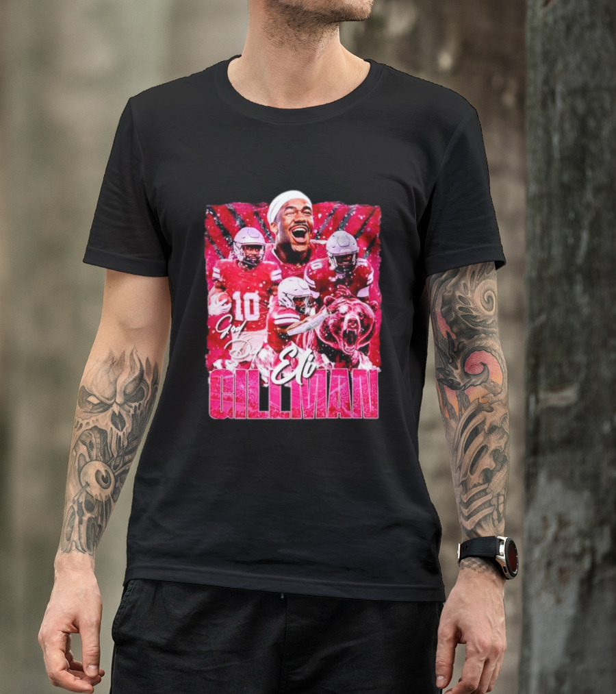 Gillman God Efo Heavyweight Premium Vintage Football T-Shirt
