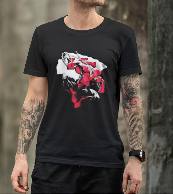 Kansas City Chiefs Spiderman KC Kansas T-Shirt