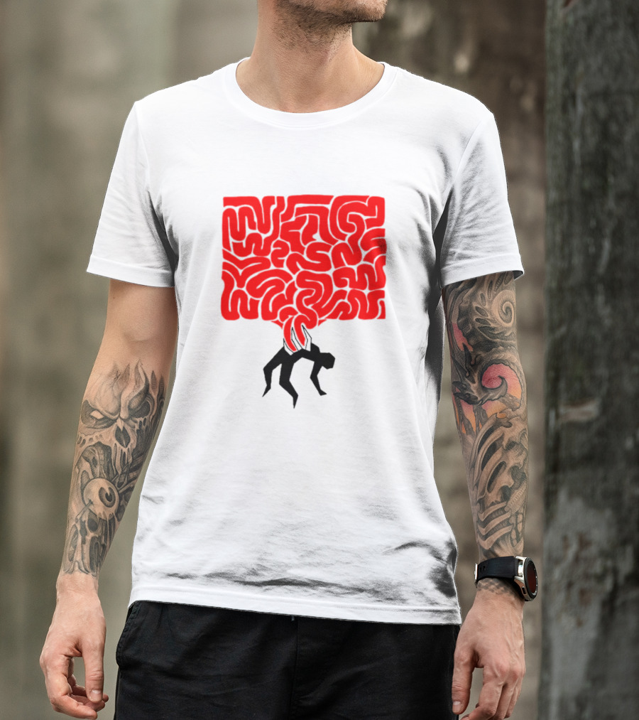 My Body Betrayed Me Red Maze Burden T-Shirt
