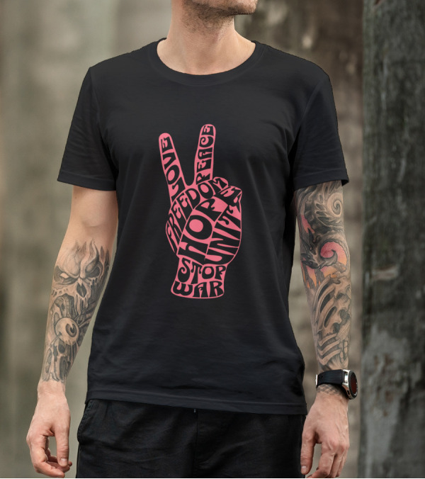 Freedom Peace Love Hope Unity Stop War T-Shirt