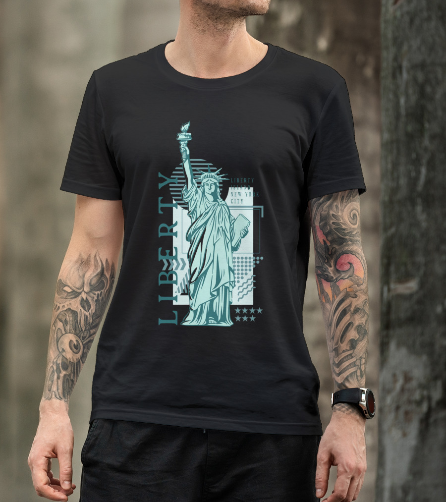 Liberty New York City Statue Of Liberty T-Shirt