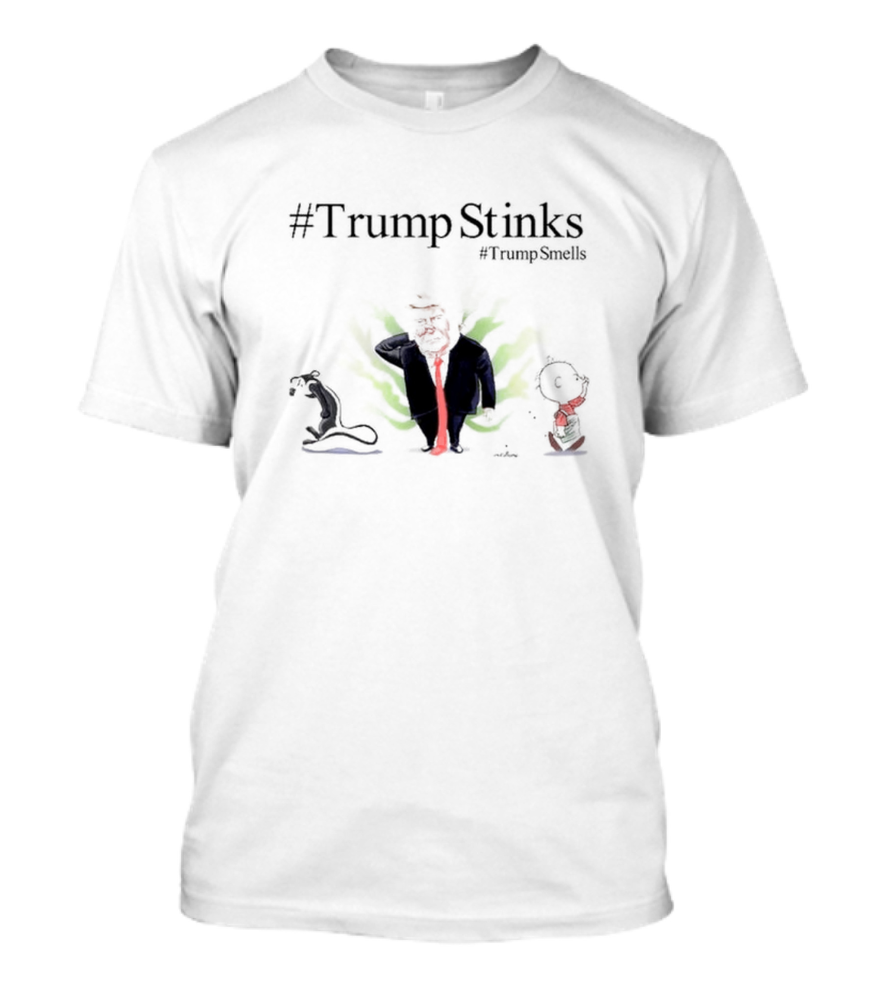 TrumpStinks #TrumpSmells Skunk And Baby T-Shirt