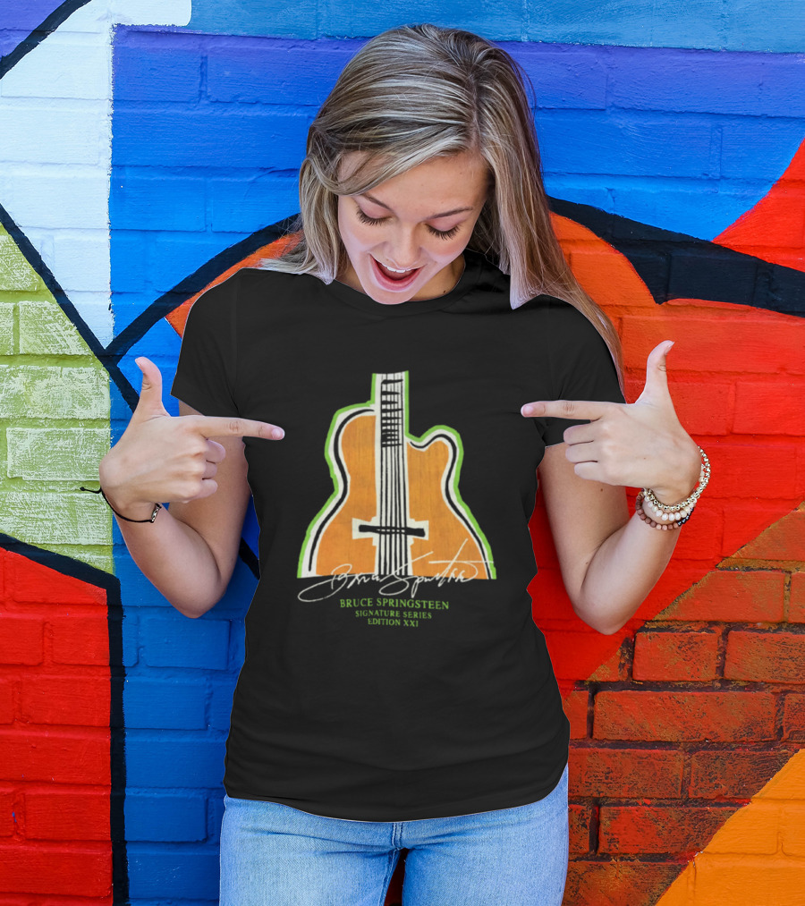 Bruce Springsteen Signature Series Edition XXI Guitar T-Shirt