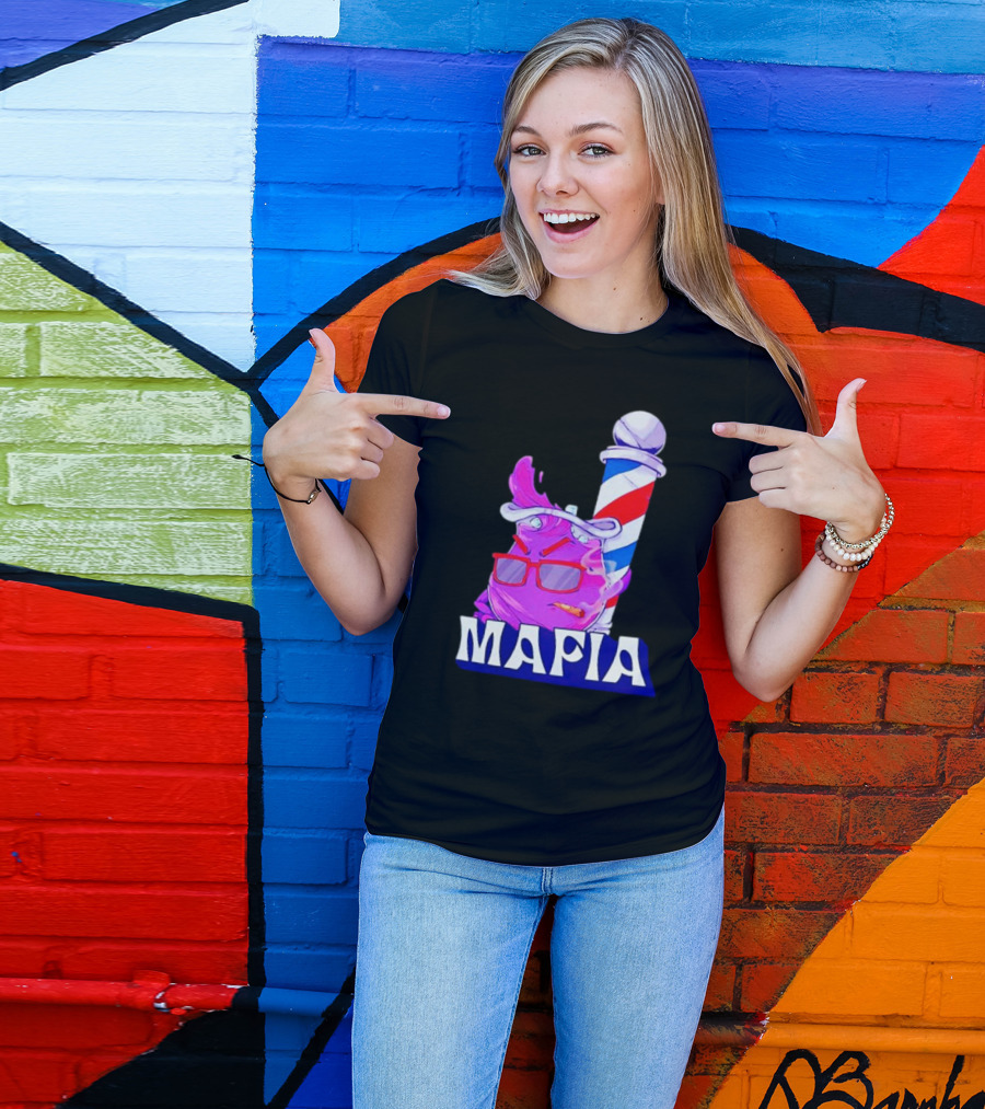 Cool Aiid Mafia Purple Barber Pole T-Shirt