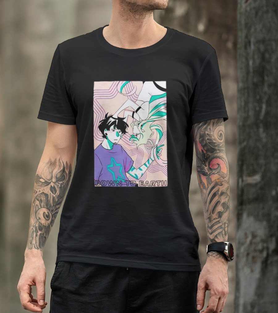 Down To Earth Star Duo Pastel Connection T-Shirt