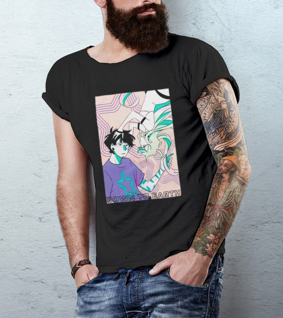 Down To Earth Star Duo Pastel Connection T-Shirt