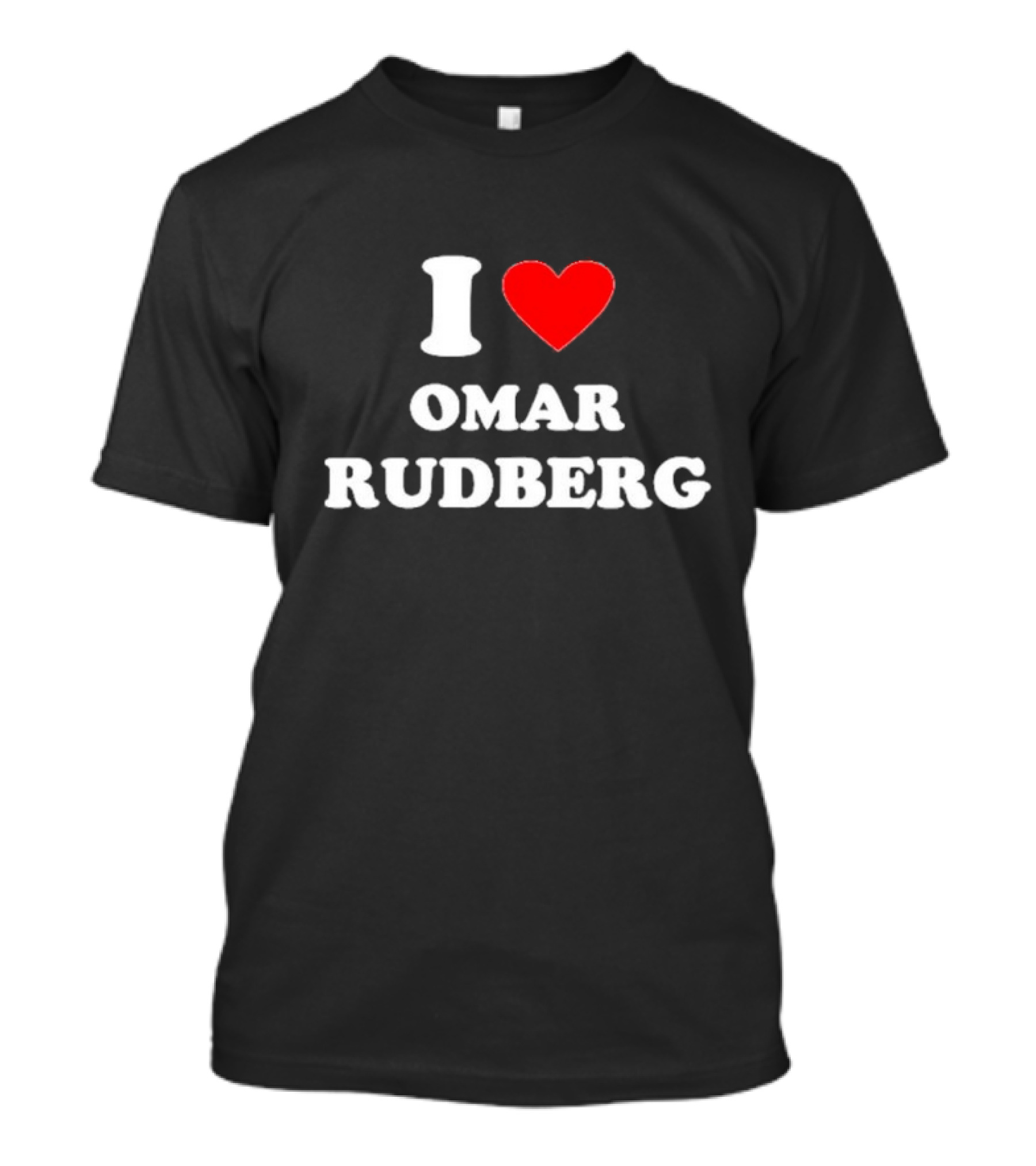 I Love Omar Rudberg Passion Red Heart T-Shirt