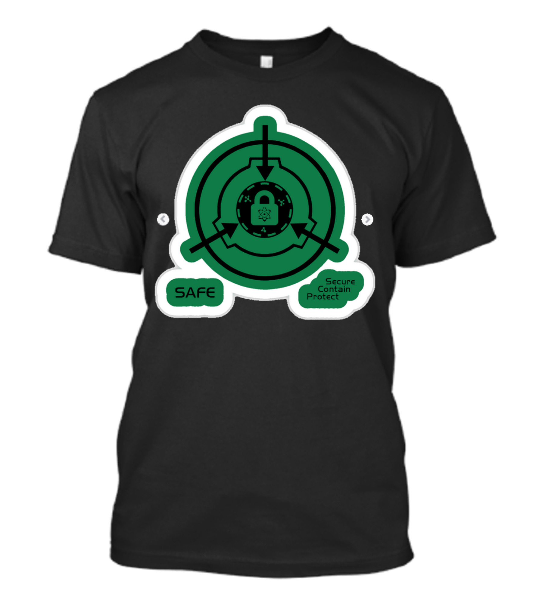 SCP Foundation Safe Classification Secure Contain Protect Lock T-Shirt