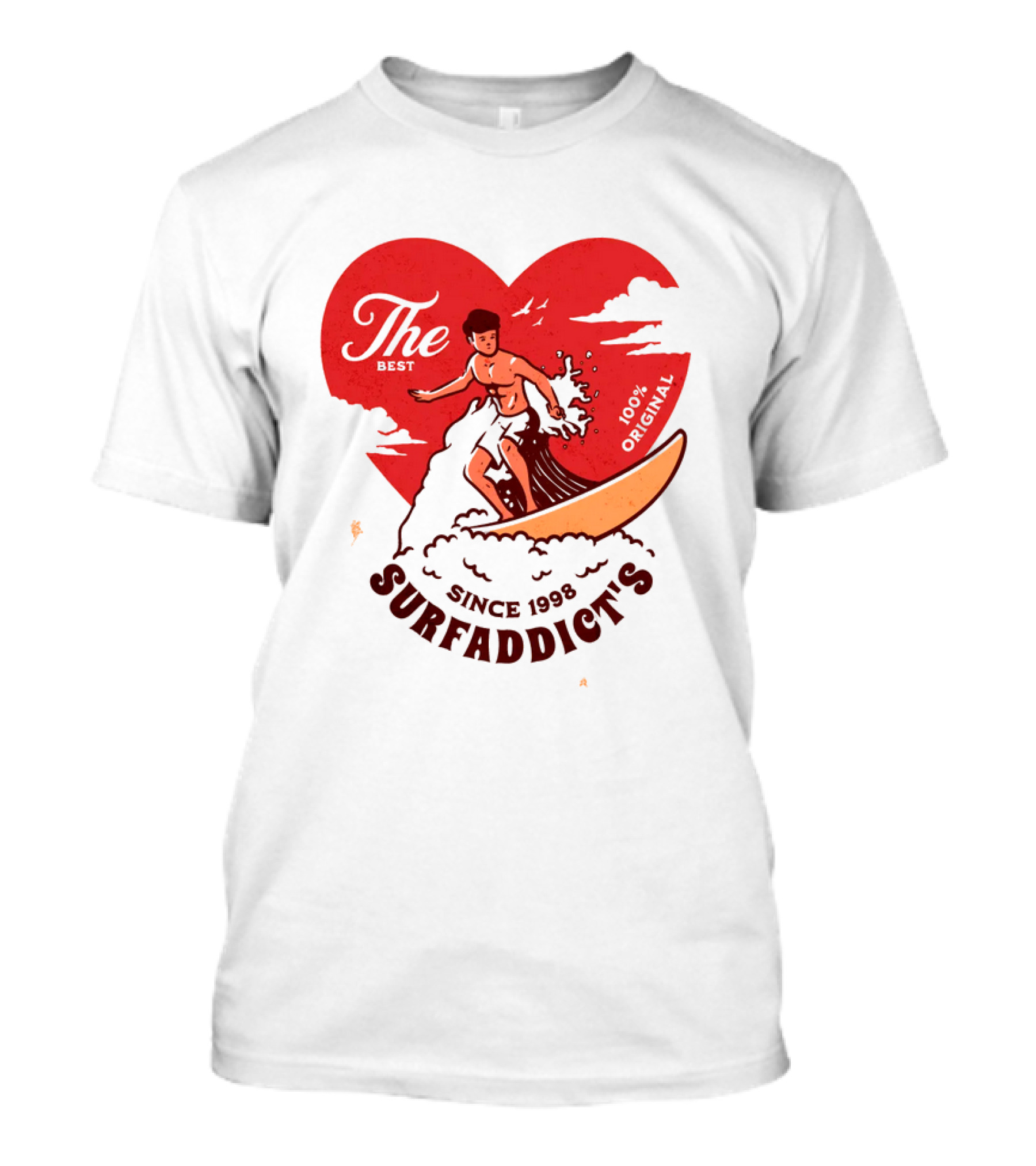 The Best Surf Addict's Since 1998 100% Original T-Shirt