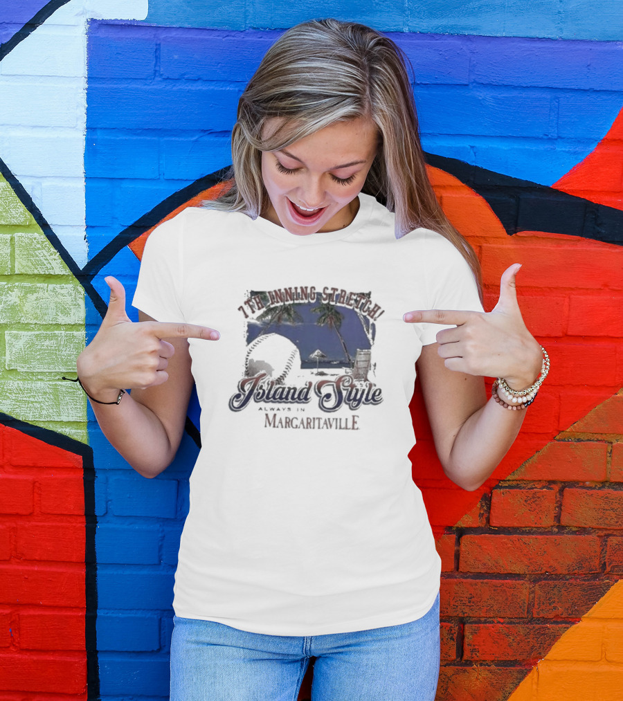 7th Inning Stretch Island Style Always In Margaritaville Philadelphia Phillies T-Shirt