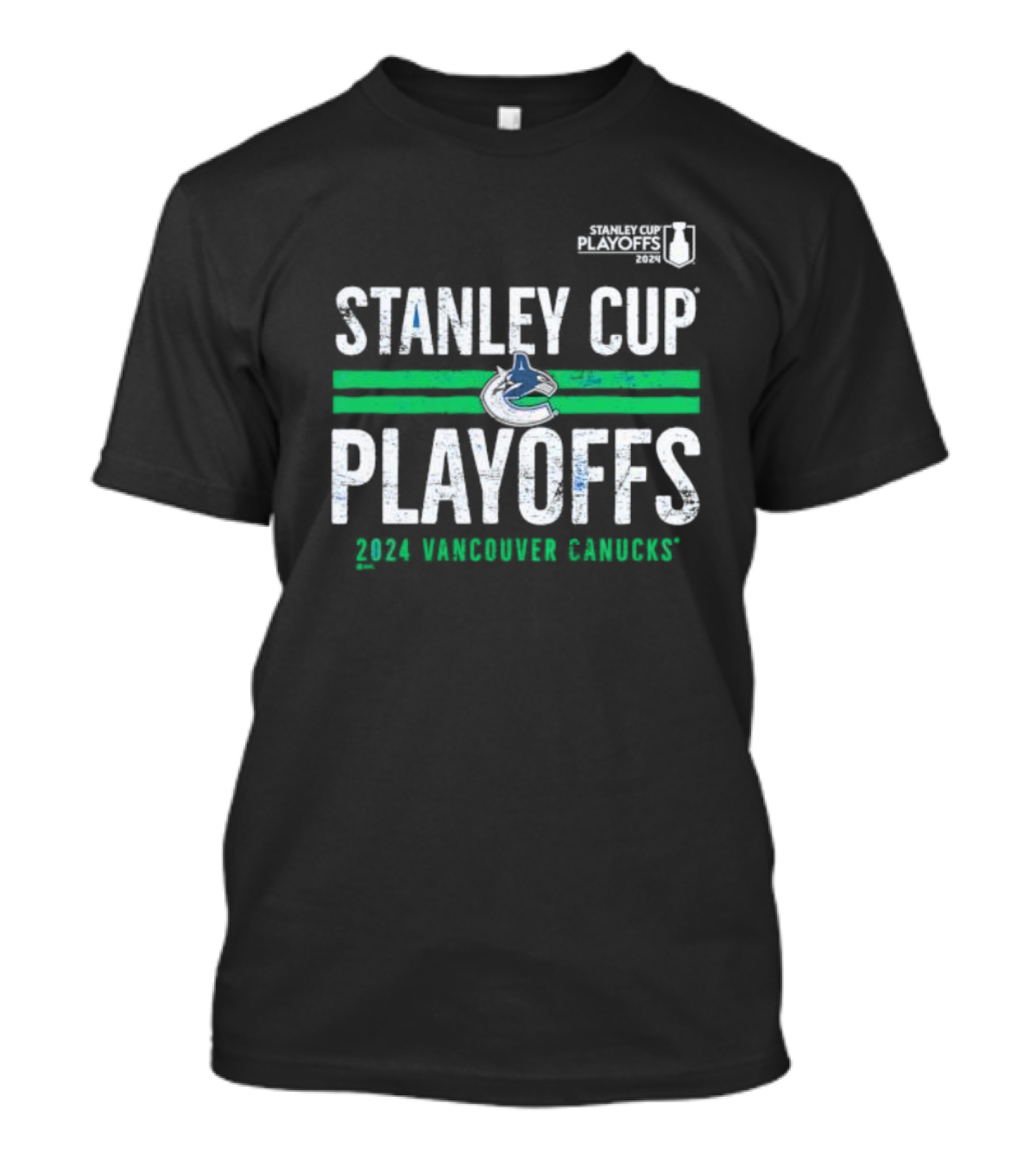 Stanley Cup Playoffs 2024 Vancouver Canucks Crossbar T-Shirt