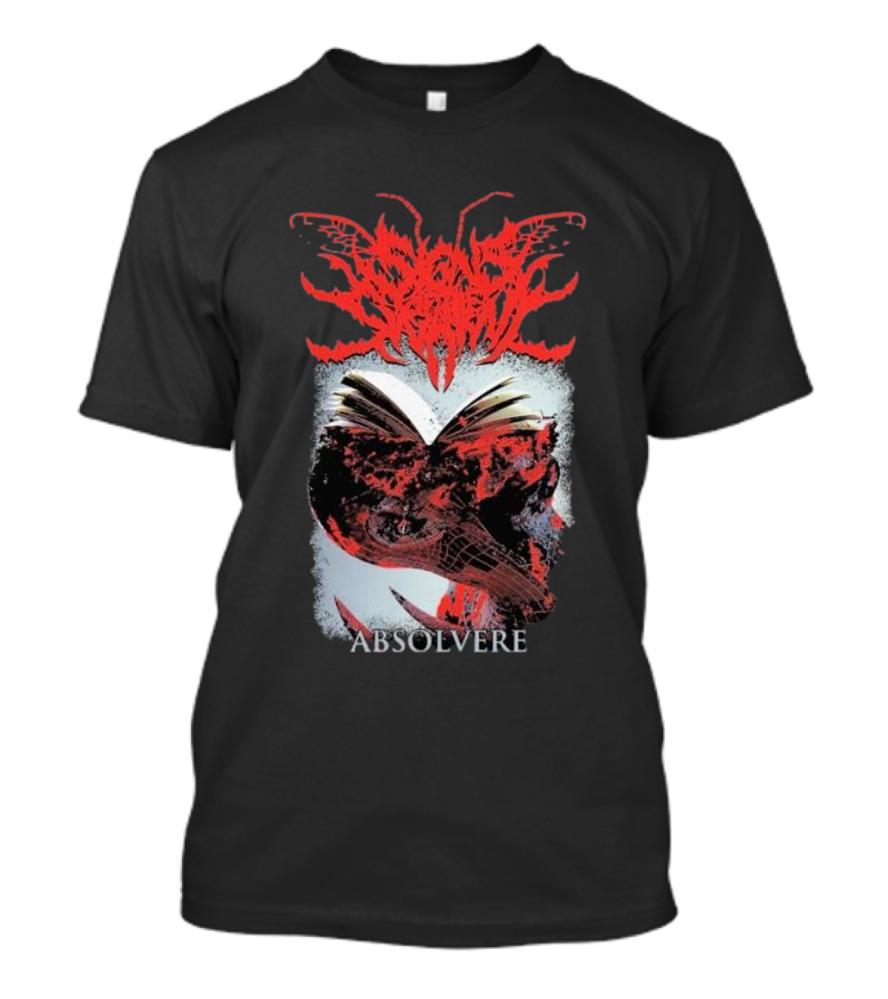 Absolvere Blood Red Insignia With Skull And Insect T-Shirt