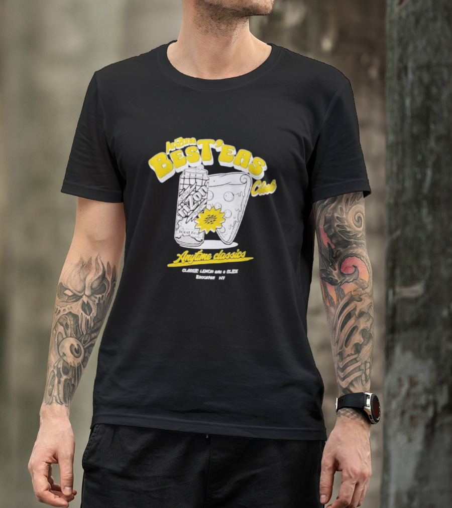 Arizona Best’eas Club Anytime Classics Pizza CLASSIC LEMON AN’ A SLICE Brooklyn NY T-Shirt