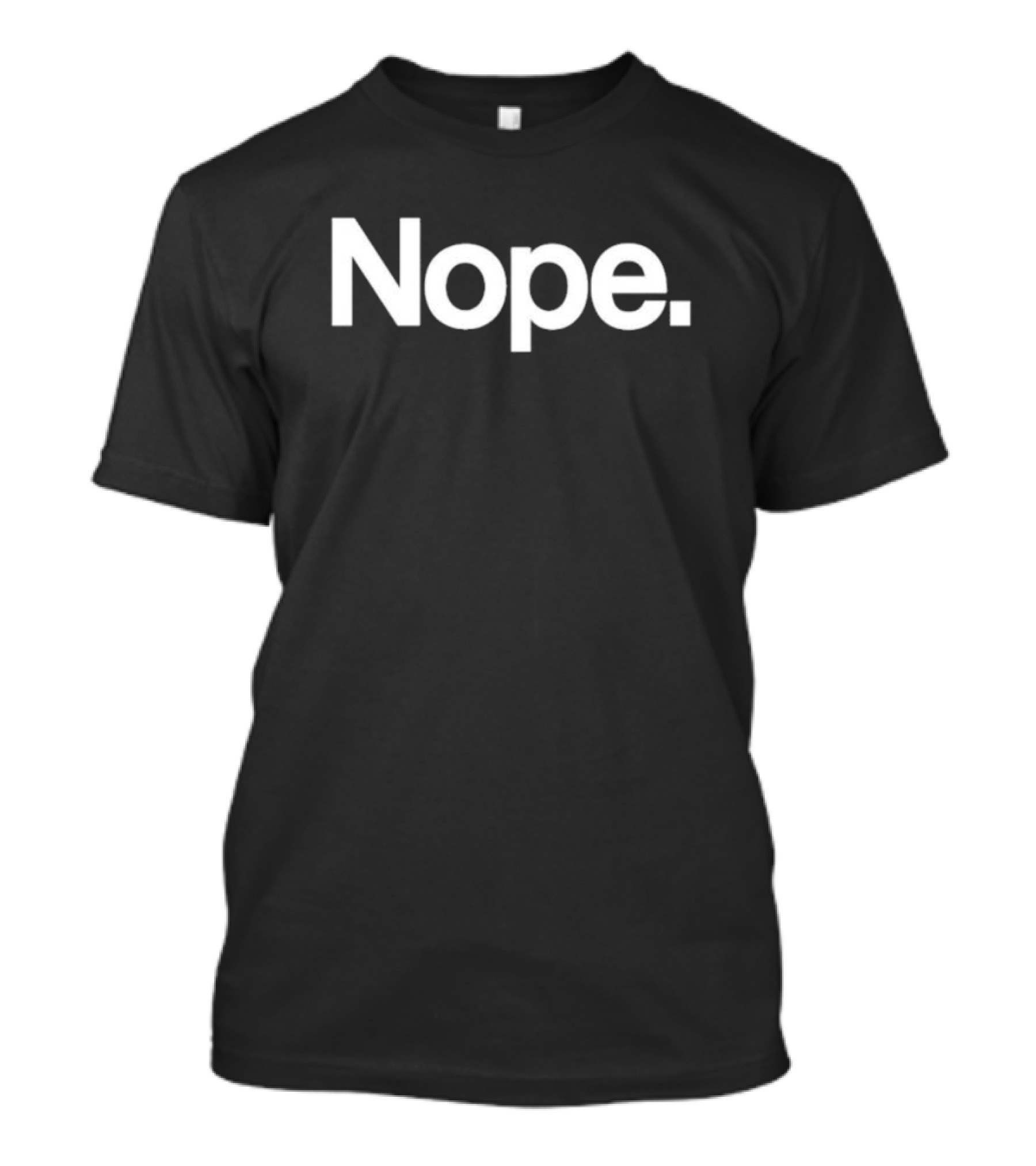 Dawn French Nope Black T-Shirt